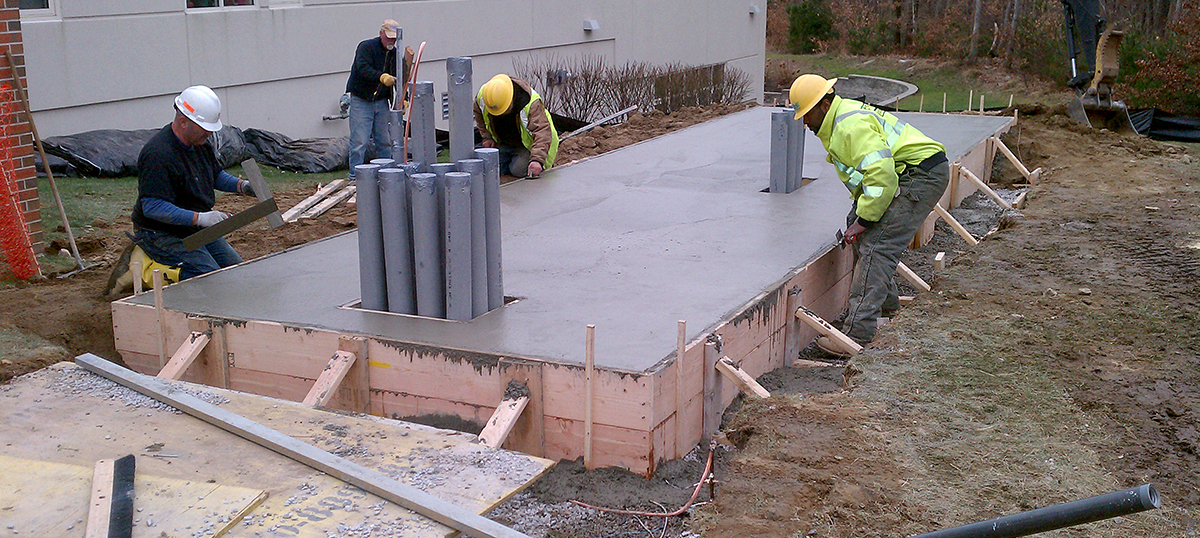 400kw generator foundation project